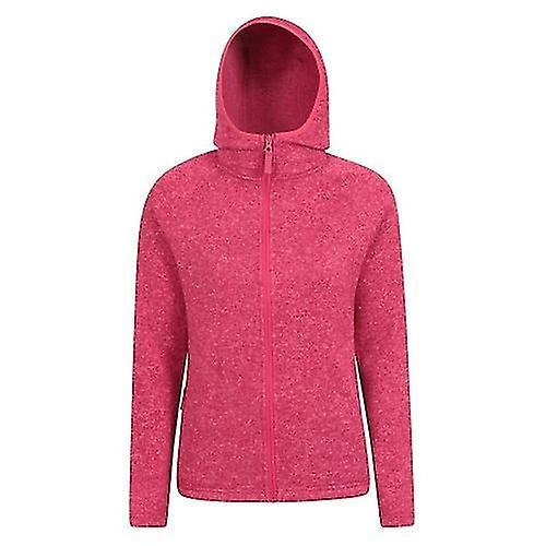 Mountain Warehouse Womens/Ladies Nevis Full Zip Hoodie Fuchsia 14 UK