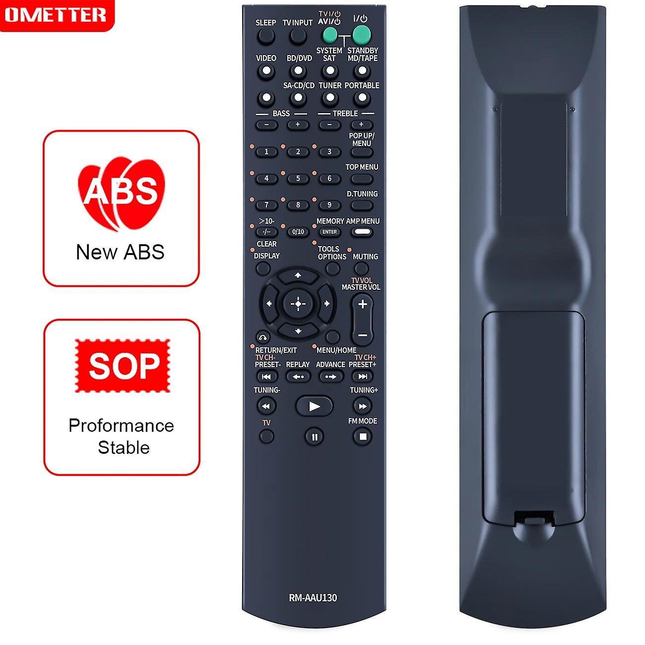 Scitoo Remote Control RMAAU130 For Sony STR-PK502P STR-PK502P STR-DE705 RM-AAU130 Str-Km7500 STR-KM7 DVD A/V Receiver