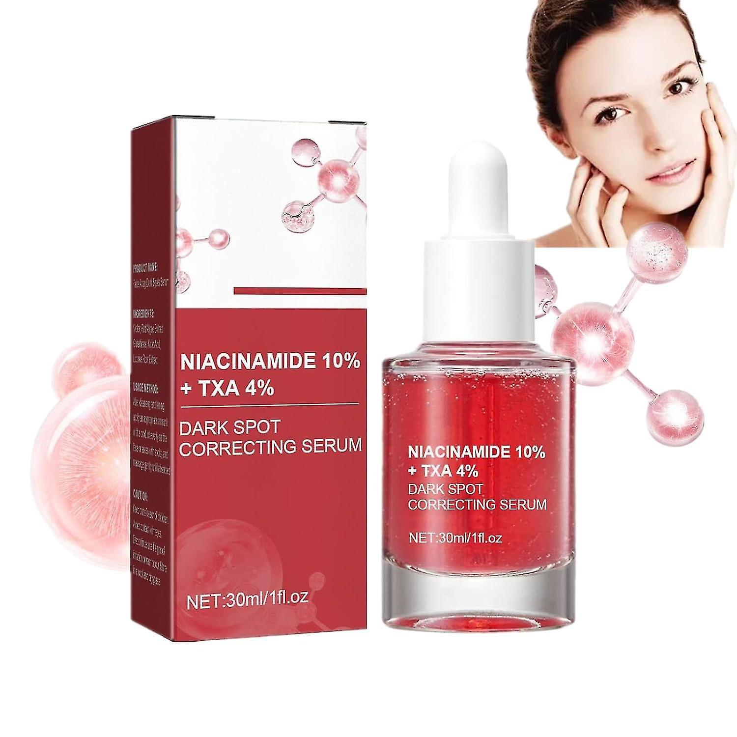 Hxetlv Dark Spot Correcting Serum, 10% Niacinamide+ 4% Tranexamic Acid, Anti-Aging Dark Spot Correcting Serum, Nicotinamide Serum 1pcs