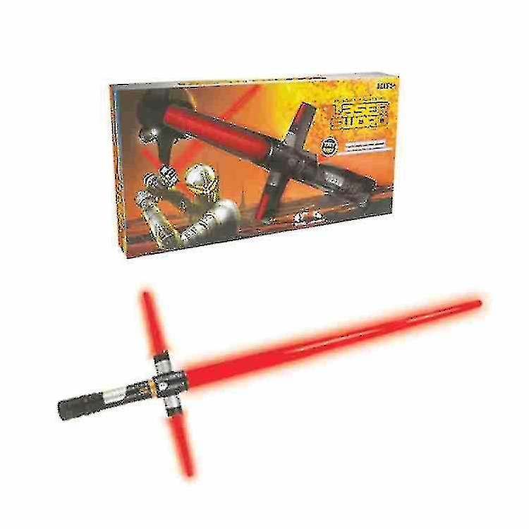 Mingerda Star Wars Cross Telescopic Lightsaber Induction Laser Sword Space Sword With Sound And Light Flashing Stick Laser Sword