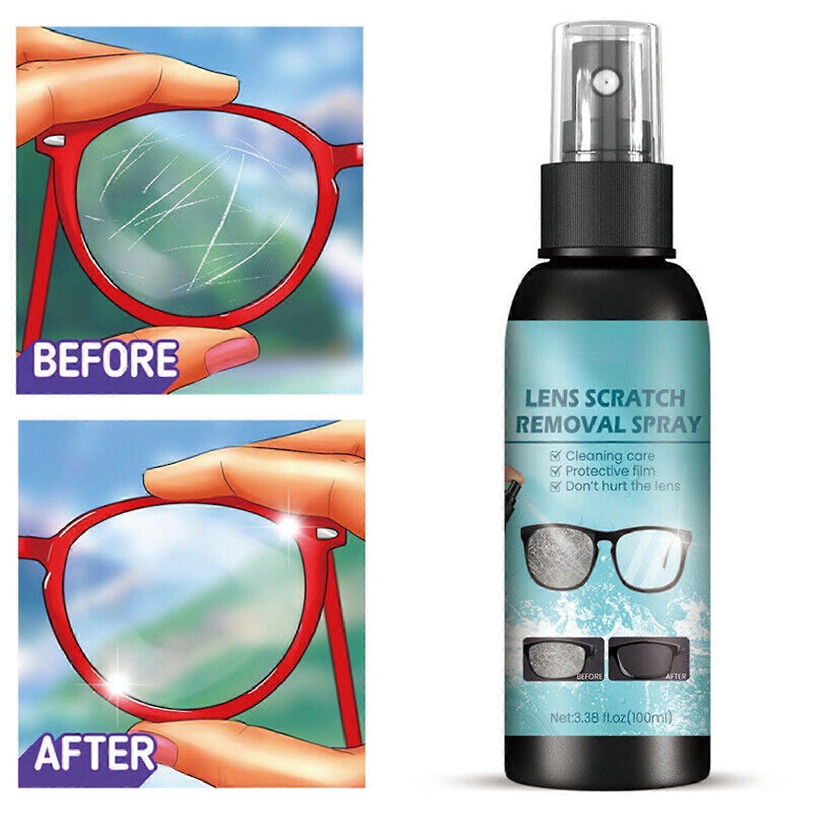 Unbrand Lens Scratch Removal Spray Eyeglass Windshield Glass Repair Liquid 100ml