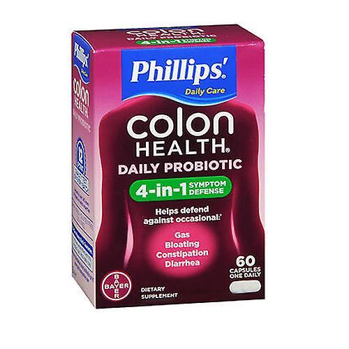 Phillips ' Colon Health Daily Probiotic Capsules, 60 Caps (Pack of 1)