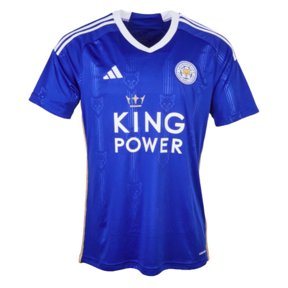 Adidas 2023-2024 Leicester City Home Shirt Blue XXL 46-48 inch Chest