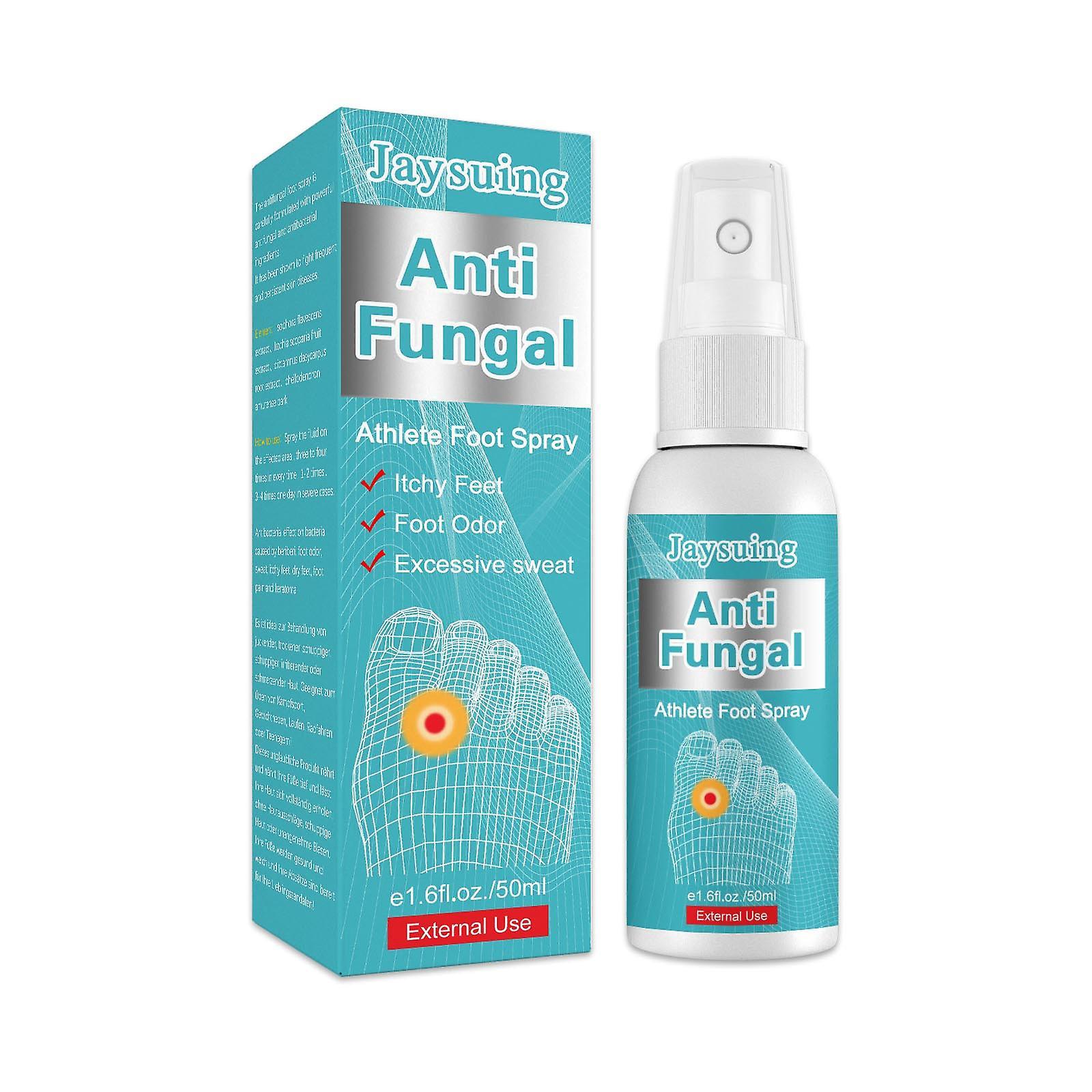 Fruushop Athlete'S Foot Spray Athlete'S Foot Spray Effectively Resolves Foot Itching and Inflammation for Athlete'S Foot Foot Sweat and Foot Odor 5...