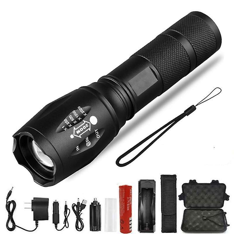 Slowmoose Ultra Bright, Waterproof And 5 Mode Zoomable-mini Torch For Camping Q5 LED-UV light