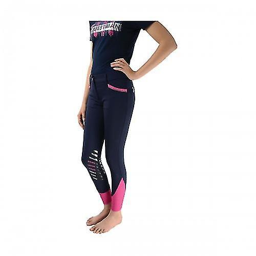 Hy Fashion HyFASHION Womens/Ladies Mizs Eugenie Breeches Navy/Pink 24R