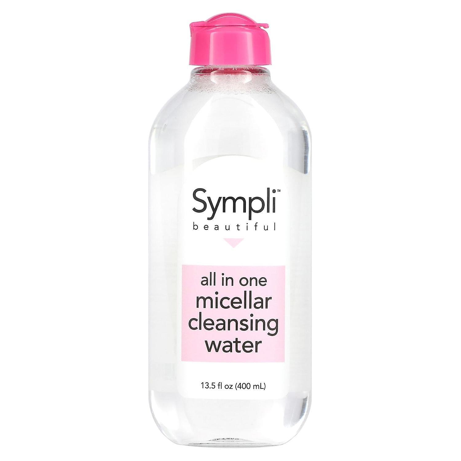 Sympli Beautiful, All In One Micellar Cleansing Water, 13.5 fl oz (400 ml)