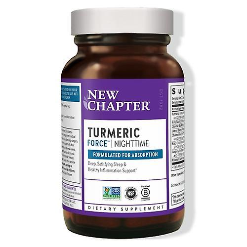 New Chapter Turmeric Force Nighttime, 60 Veg Caps (Pack of 1)