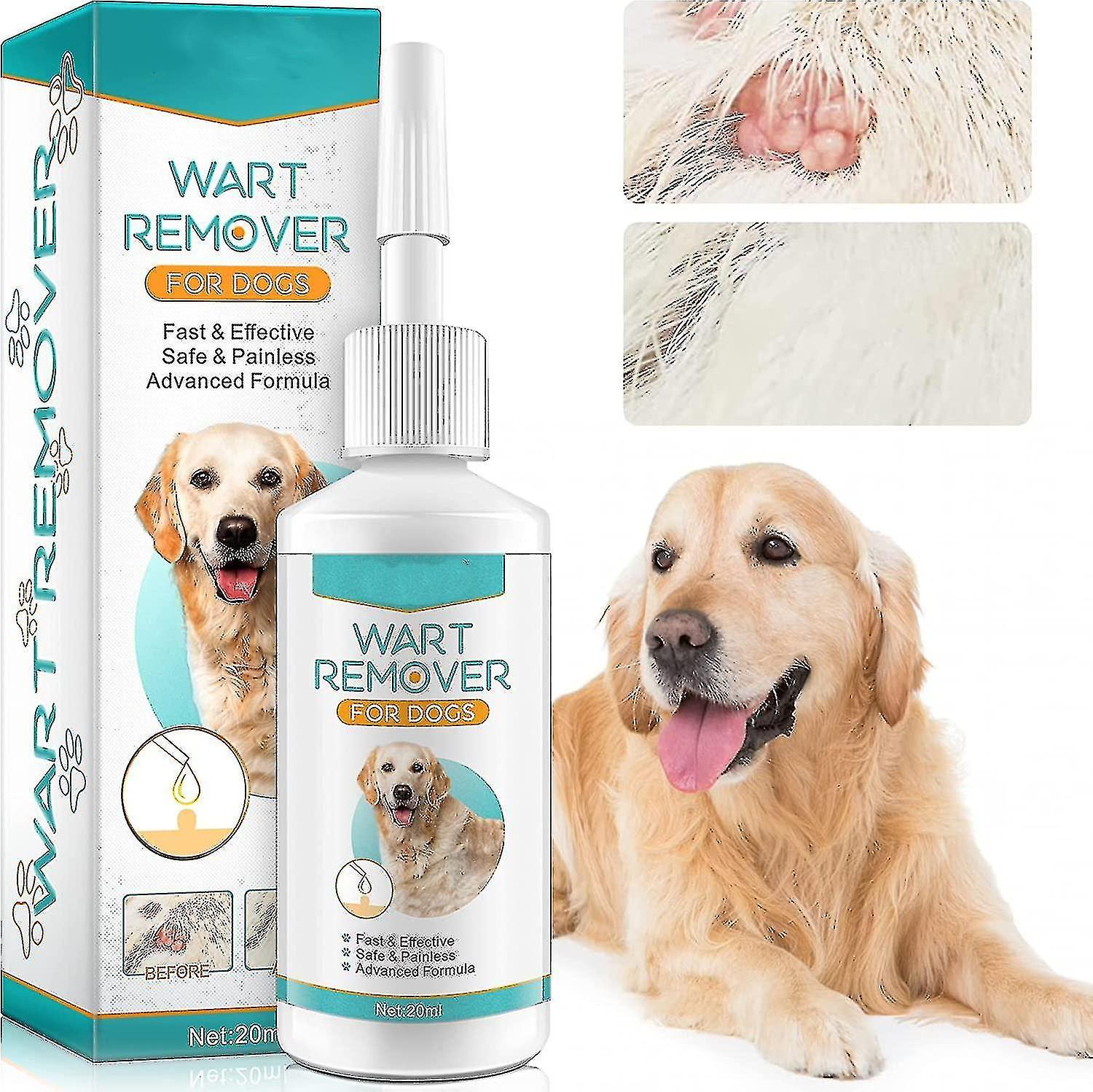 Snniv Dog Wart Remover,20ml Natural Dog Skin Tag Remover,rapidly Eliminates Dog Warts,skin Tags,painless Wart Removal