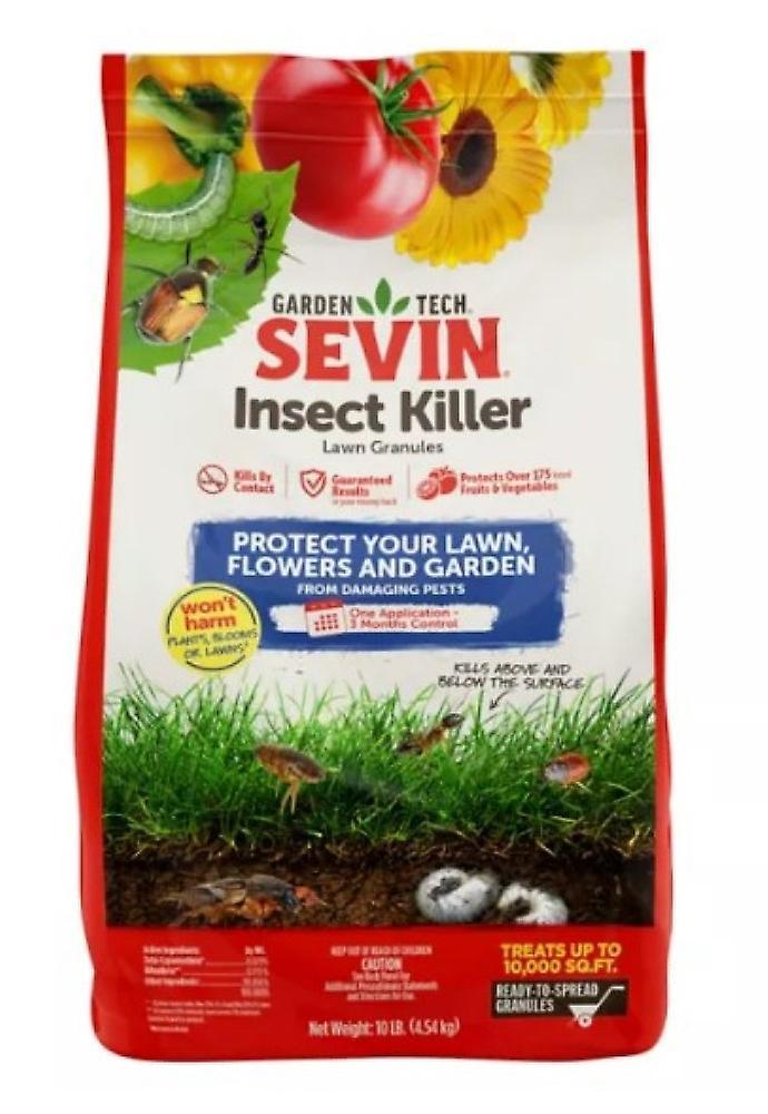 Sevin 100530128 GardenTech Insect Killer Lawn Granules, 10 lb. Bag