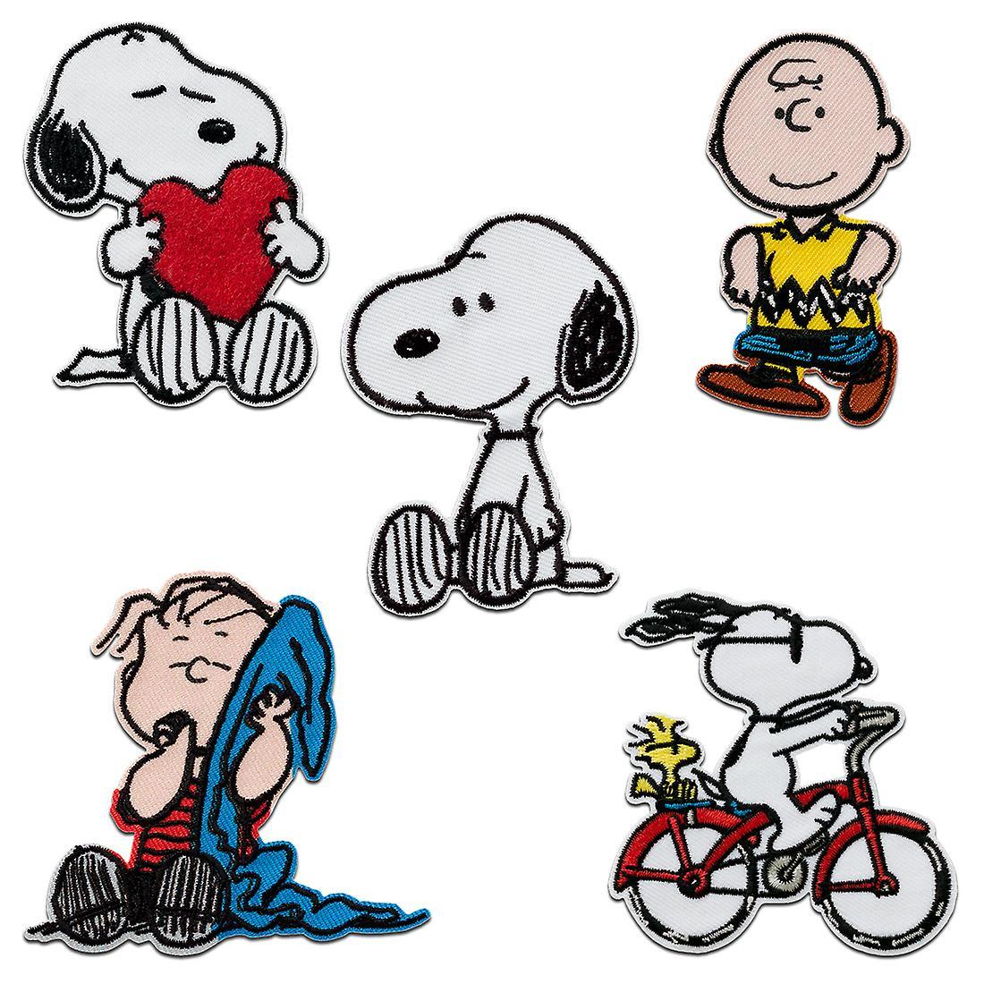 Mono-Quick Peanuts © Snoopy Set 5 pieces - patch, iron-on picture, iron-on