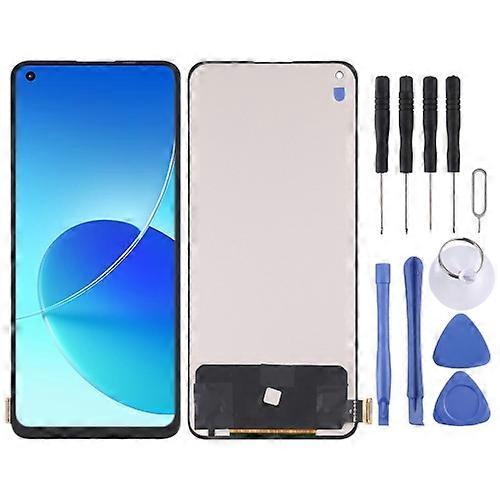 Repair Parts TFT Material LCD Screen and Digitizer Full Assembly for OPPO Reno6 4G / Reno6 Z / Reno7 5G CPH2235 CPH2237