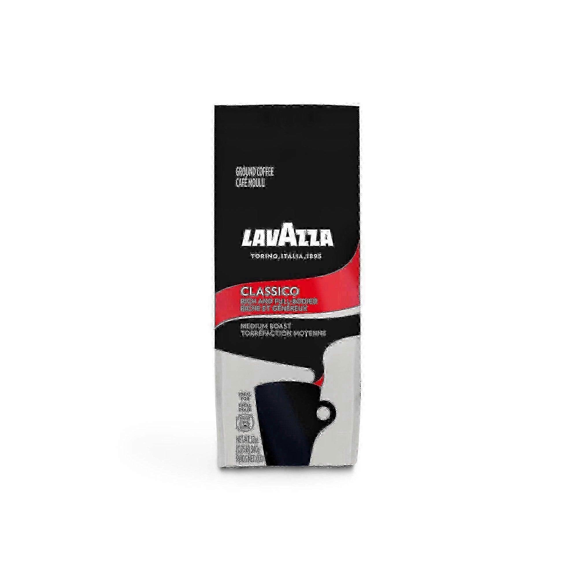 Lavazza Classico Ground Coffee, Medium Roast, 12 Oz