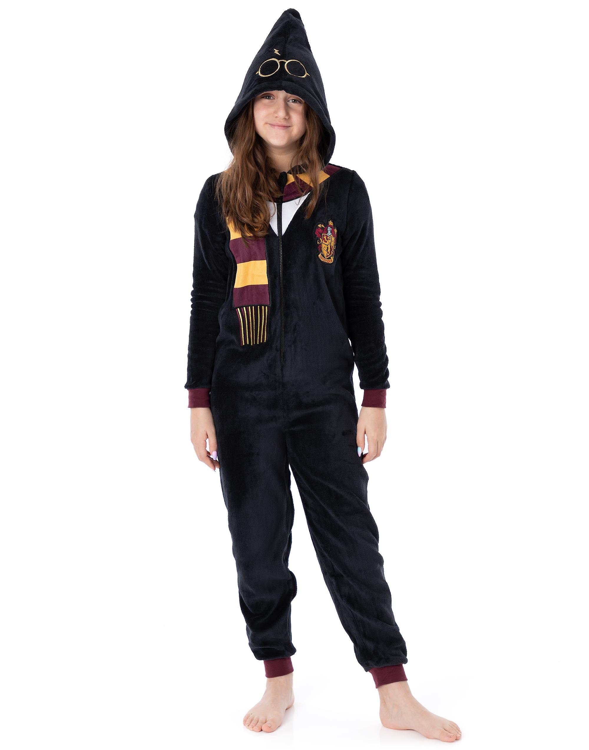 Harry Potter Unisex Kids Onesie Black Gryffindor 11-12 Years