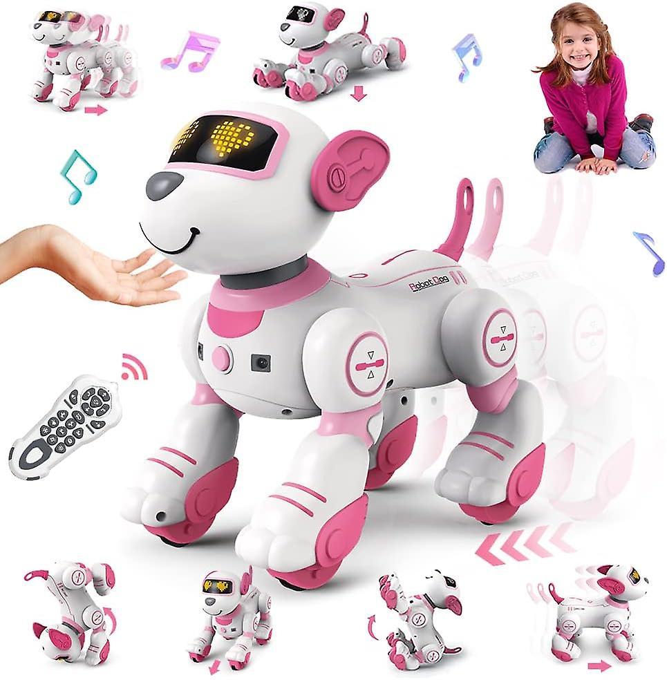 Morakot Remote Control Robot Dog Toy For Kids - Interactive Touch & Follow 17 Functions Robot Dog Pet, Programmable Smart Walking Puppy Intelligent...