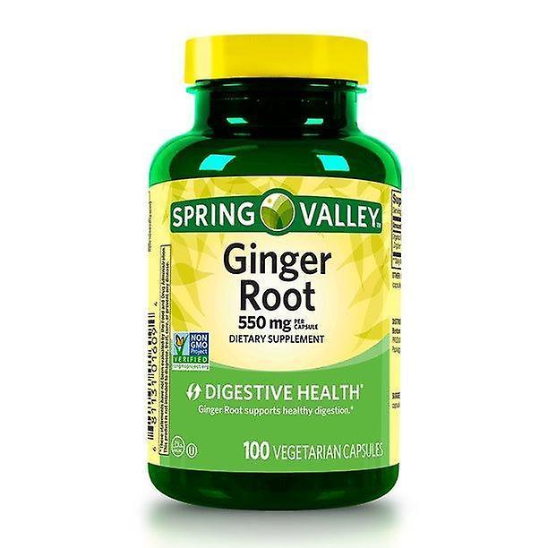 Spring Valley Ginger Root Capsules, 550 Mg, 100 Ct