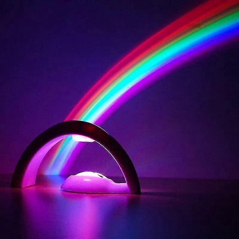 Led Rainbow Led S - Rainbow Maker Rainbow Projector Lamp With 5 Led Bulbs, Rainbow Projector For Bed And Kids #YoGu