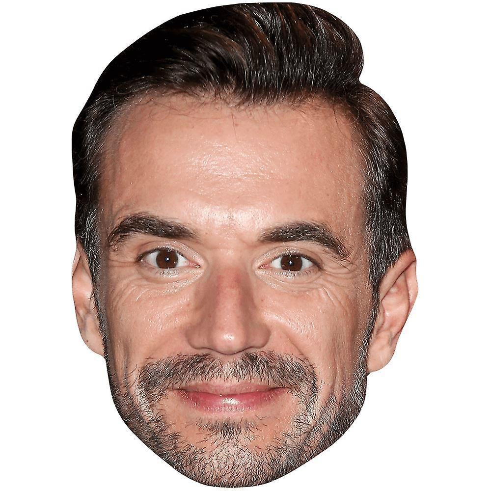 Celebrity Cutouts Florian Silbereisen (Smile) Celebrity Mask, Flat Card Face