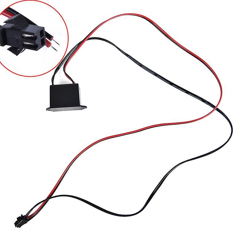 Shanghai Yiting Trading Co Ltd 12V Neon EL Wire Power Driver Controller Glow Cable Strip Light Inverter Adapter Black