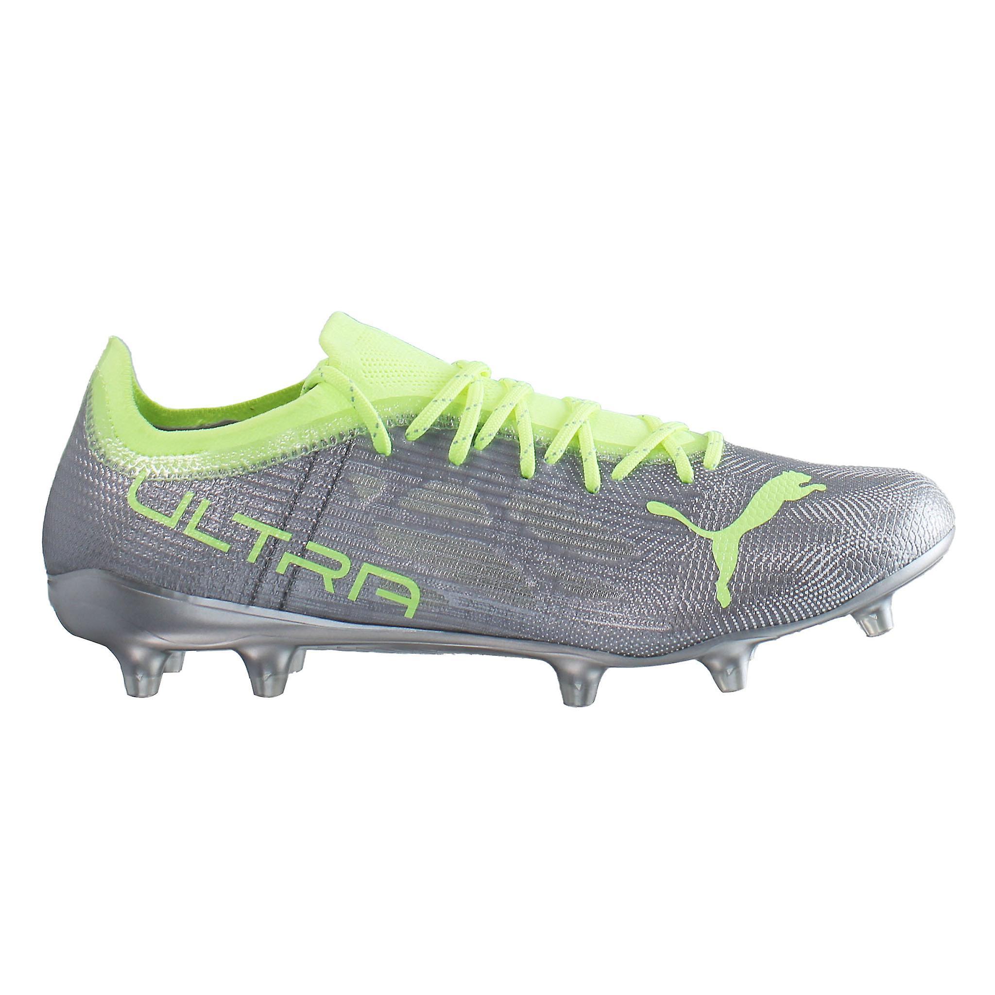 Puma Ultra 1.4 FG/AG Lace-Up Silver Synthetic Womens Football Boots 106723_01 UK 6 EU 39 US 8.5