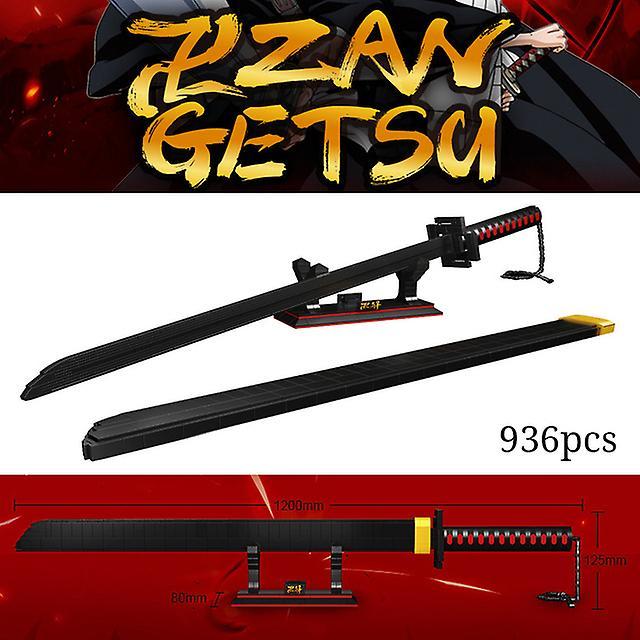 1478pcs Anime Demon Slayer Uzui Tengen Nichirin Sword Building Blocks Op Zoro Samurai Knife Weapon Bricks Toys For Children Gift - Blocks - 1501