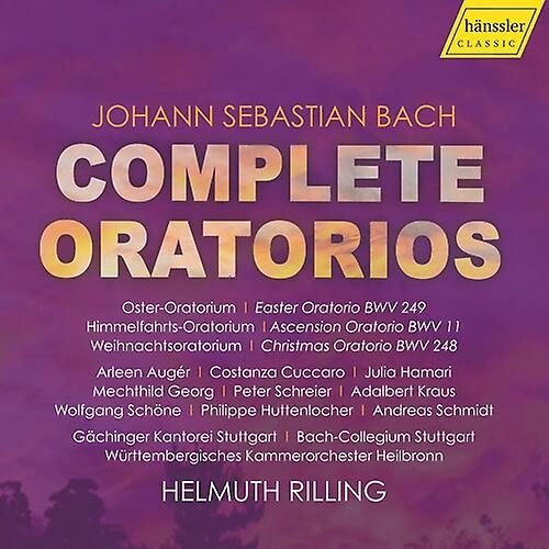 Profil - G Haenssler J.S. Bach - Complete Oratorios [COMPACT DISCS] Boxed Set, 4 Pack USA Import