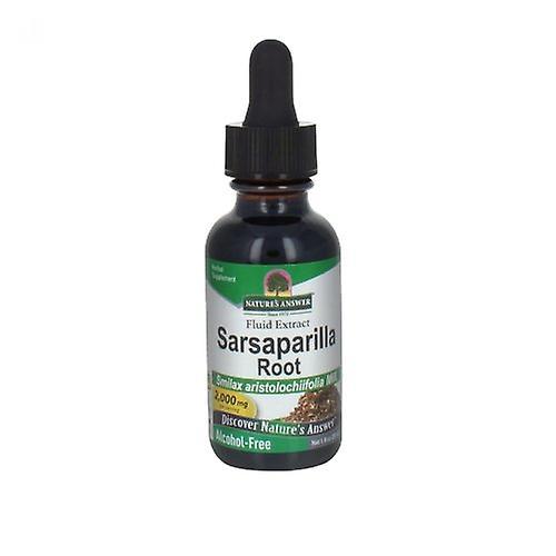 Nature's Answer Sarsaparilla Root, ALCOHOL FREE, 1 OZ (Pack of 1)