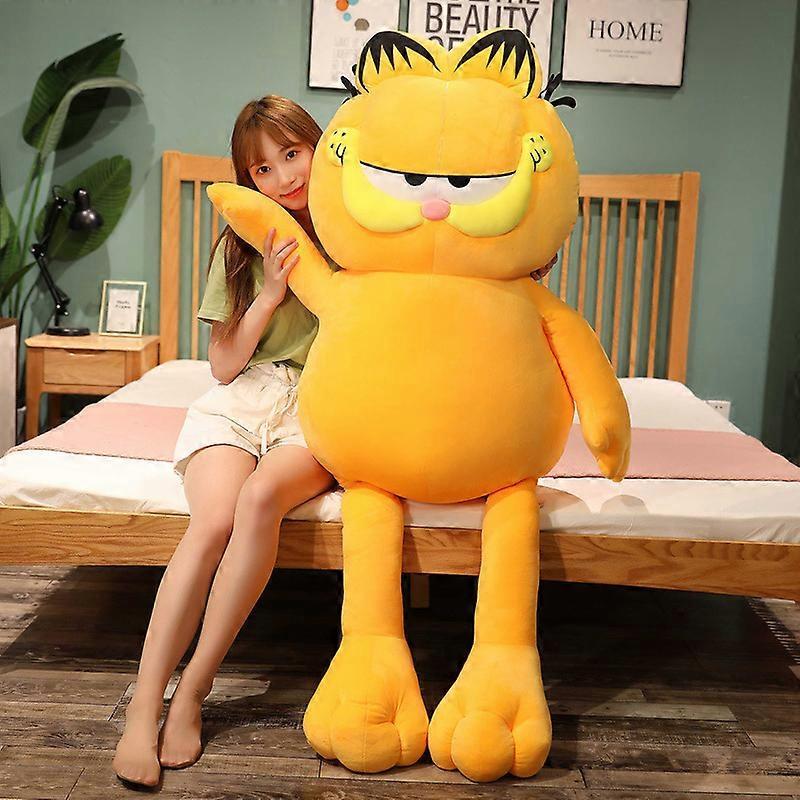 Redkid New 40-90cm Cute GarfieldCat Plush Stuffed Toy Super Soft Plush Cartoon Figure Doll High Quality Birthday Gift for Children Kids