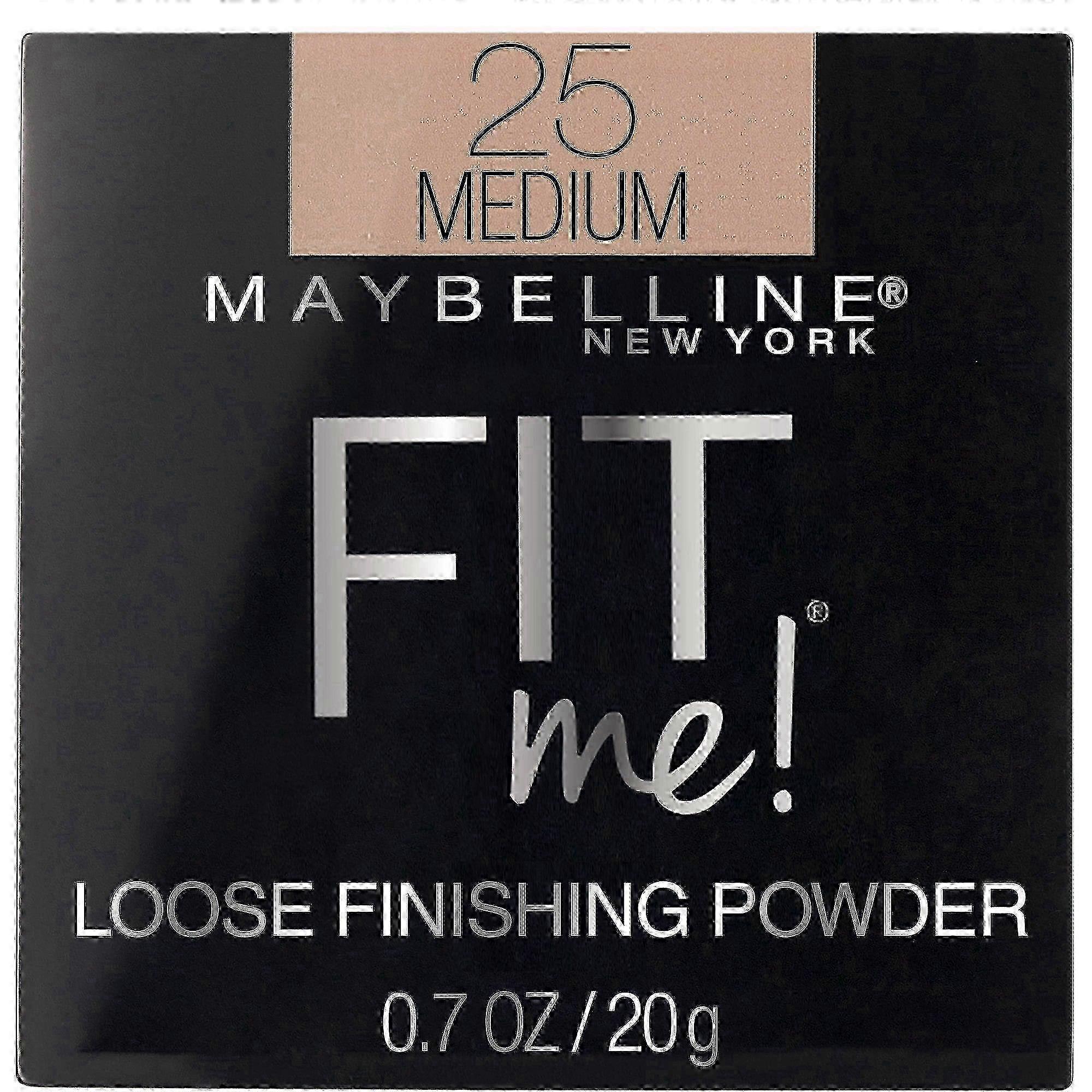 Maybelline Fit Me Loose Powder, 25 Medium, 0.7 Oz