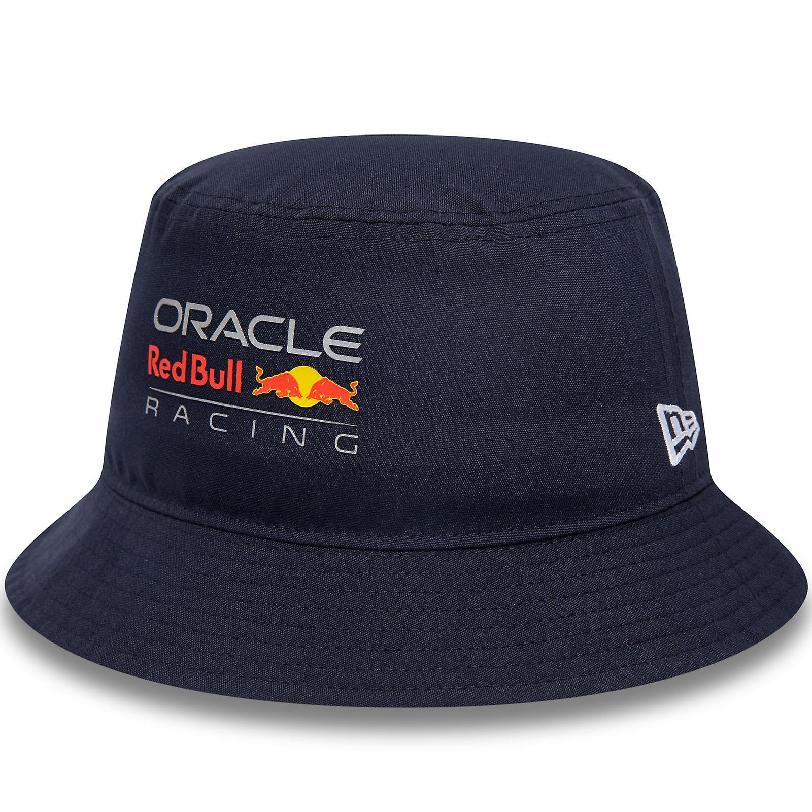 New Era Mens Red Bull Racing All Round Visor Summer Bucket Hat - Blue L