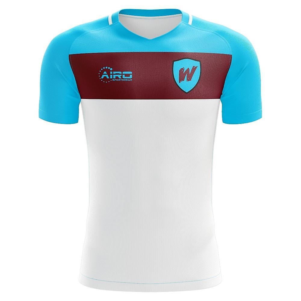 Airo Sportswear 2023-2024 West Ham Away Concept Football Shirt White Small 34-36 inch Chest (88/96cm)