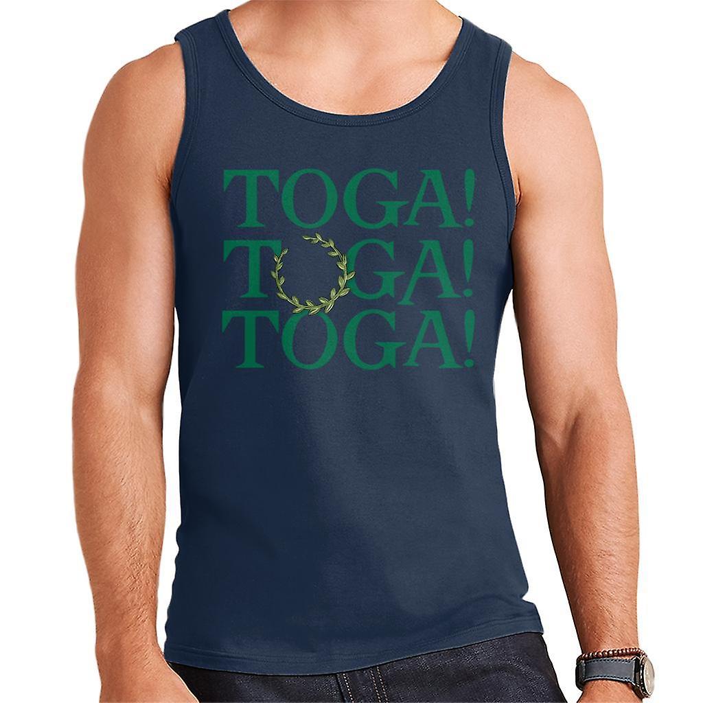 Animal House Toga Toga Toga Men's Vest Navy Blue XX-Large