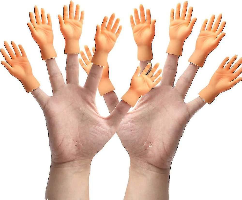 SJJYV 10 Pieces Finger Puppets Mini Finger Hands Small Hands With Left And Right Hands For Game Party