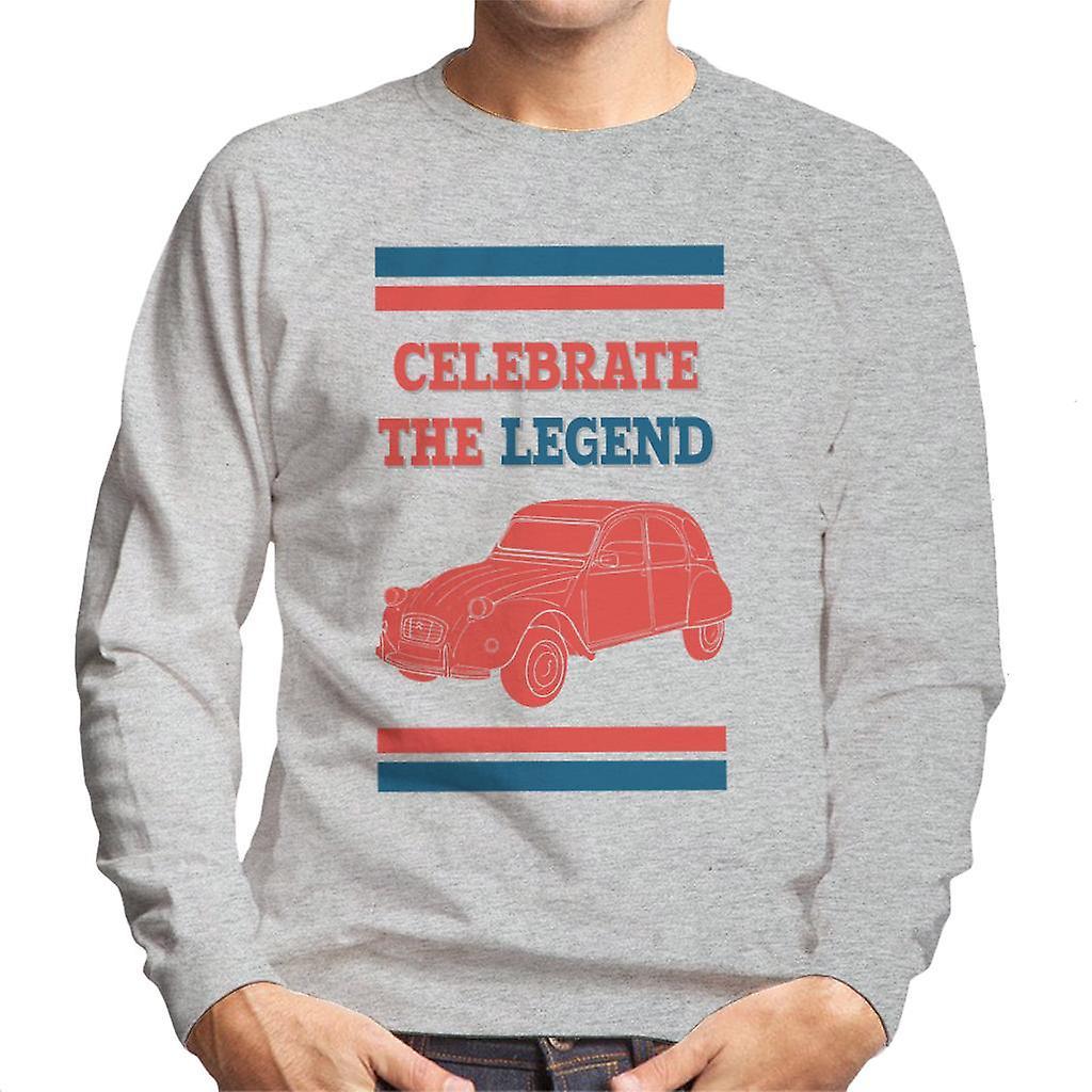 Citro�n Citroen 2CV Celebrate The Legend Men's Sweatshirt Heather Grey XX-Large