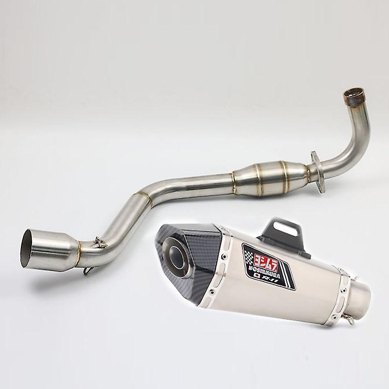 Jimonzi MSX125 Motorcycle Exhaust Full Systems Yoshimura Muffler Modified For Honda GROM MSX125 2013 2014 2015 2016 2017 2018 2019 2020 B