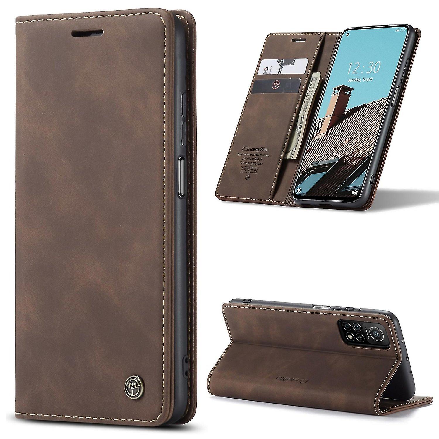 Guangzhou Yunlong Trading Co., Leather Case For Xiaomi Mi 10t 5g / 10t Pro 5g Coffee