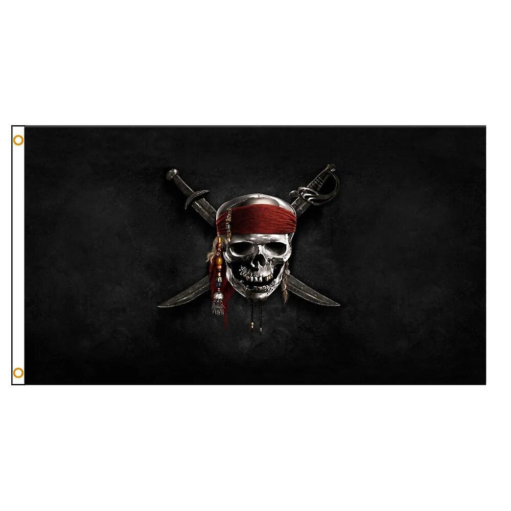 Scitoo ELECTION  90x150cm Pirate Red Bandana Roger Flag 90 x 150cm