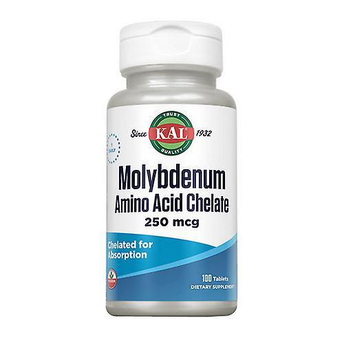 Kal Molybdenum Chelated,250 mcg ,100 Tabs (Pack of 1)