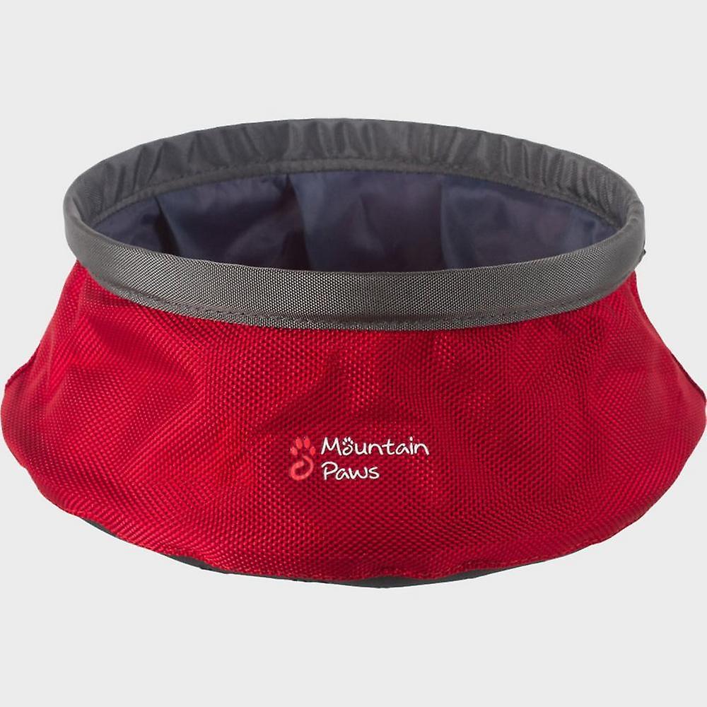 Mountain Paws Water Bowl Red One Size