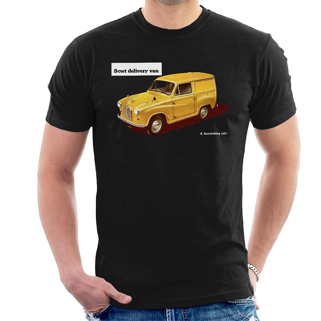 Austin 5cwt Delivery Van British Motor Heritage Men's T-Shirt Black X-Large