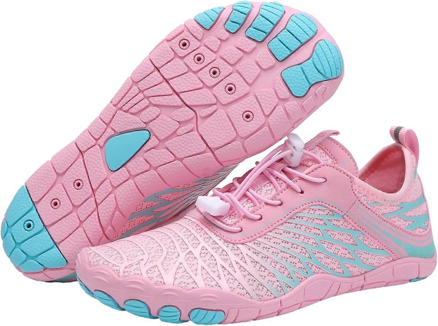 Morakot Barefoot Shoes for Women, Women Hike Footwear, Lorax Pro Barefoot - Healthy & Non-Slip Riding Beach Shoesday Accessories Pink EU 36