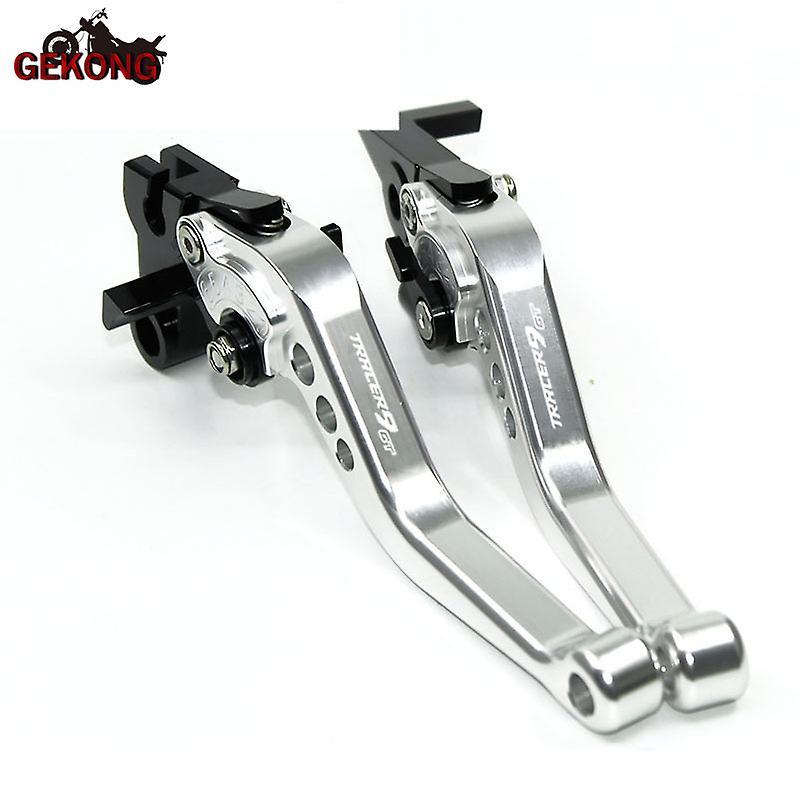 Jhshop For Yamaha Tracer 9 Gt Tracer 9gt Tracer9gt 2021 2022 Motorcycle Adjustable Short Handle Custom Logo Silver