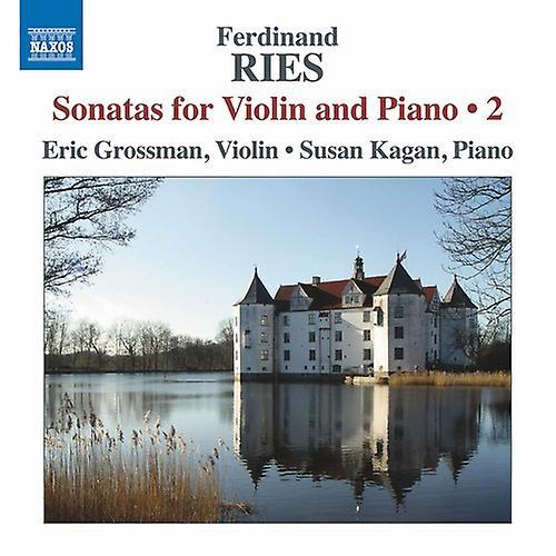 Naxos Ries / Grossman / Kagan - Violin Sonatas  [COMPACT DISCS] USA import