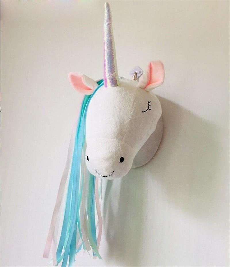 Slowmoose Animal Head Wall-hanging Stuffed Animals - Bedroom Decor unicorn