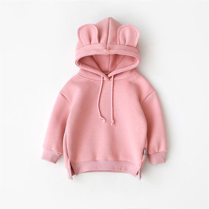 Slowmoose Cartoon 3d Ear Hoodie Sweatshirt For Newborn Pink 12M