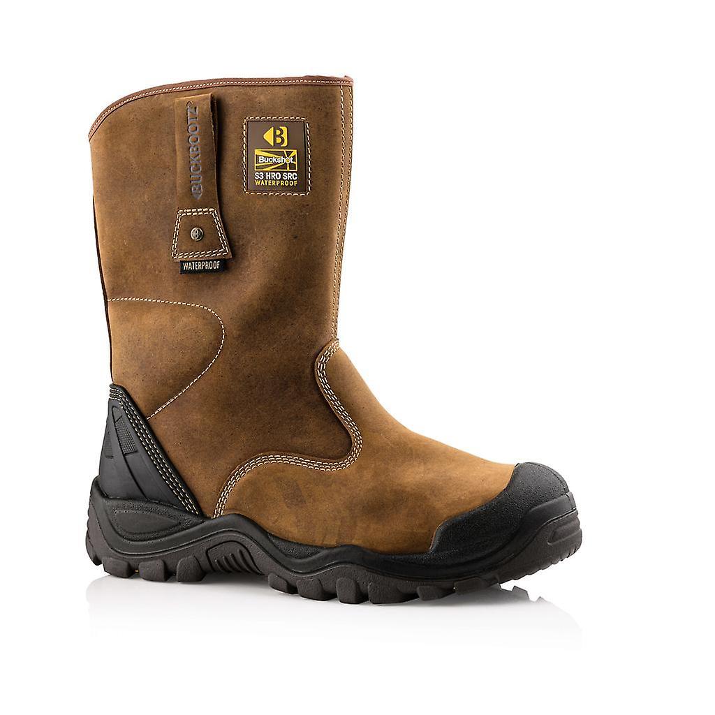 Buckbootz Bsh010 Safety Rigger Boots Buckshot Buckler Boots Brown 9 Uk | 10 Us | 43 Eu