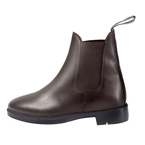 Brogini Unisex Childrens Leather Pavia Piccino Jodhpur Paddock Boots Brown 1.5 UK