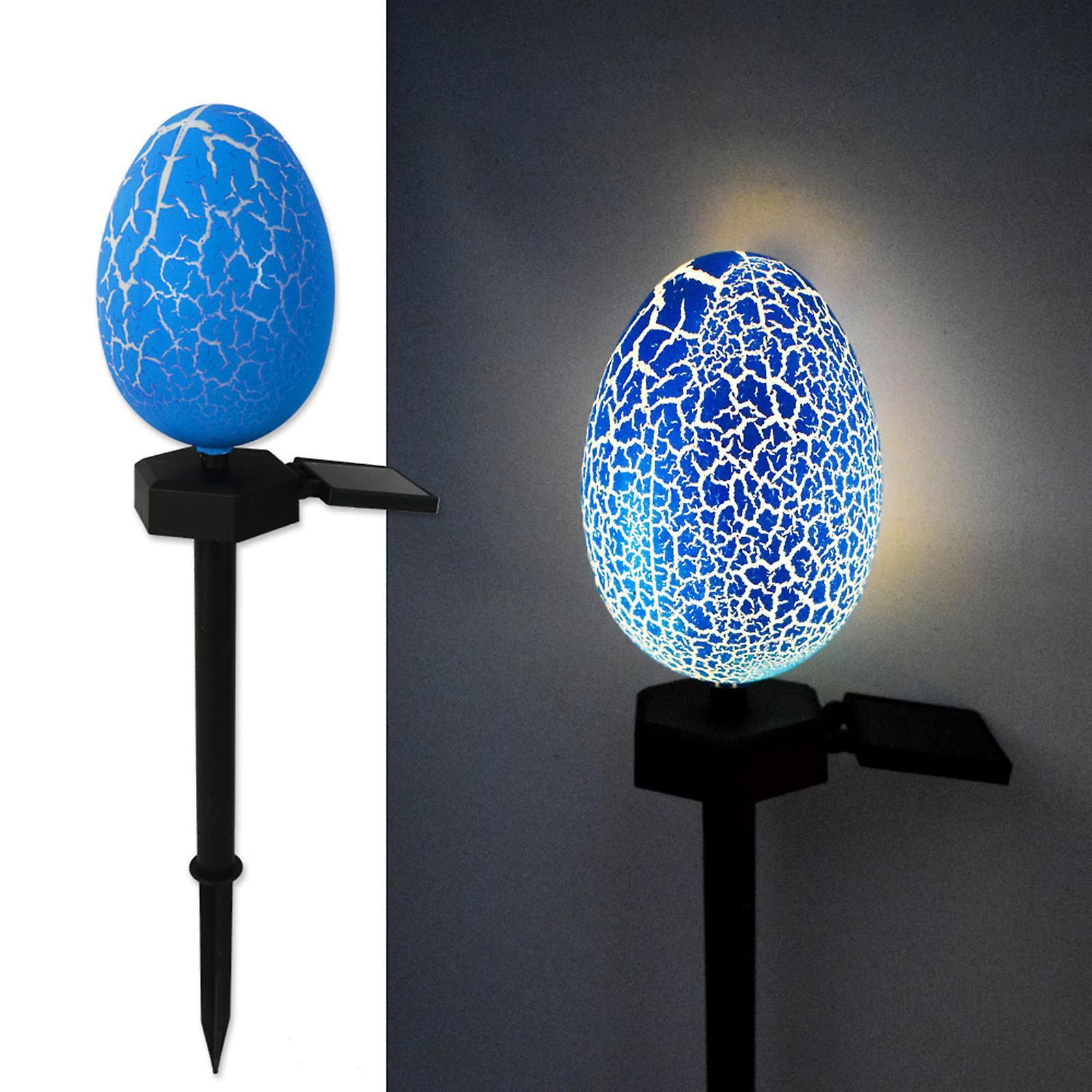 Baodan Outdoor Solar Lamp Simulation Easter Eggs Courtyard Decoration Lamp Ground Night Light eierfarben ostern BU