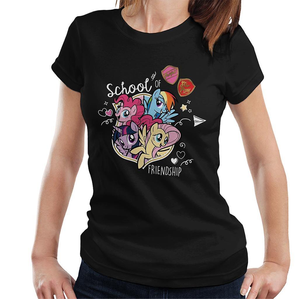 My Little Pony School Of Friendship Women's T-Shirt Black Small