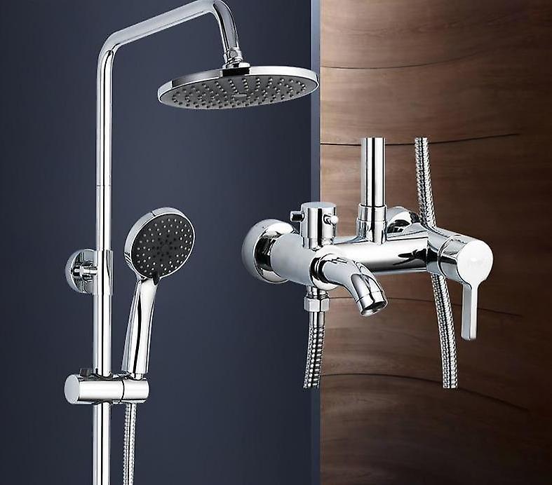 Slowmoose 1-set Rainfall, Shower Faucet Set- Mixer Tap With Hand Sprayer